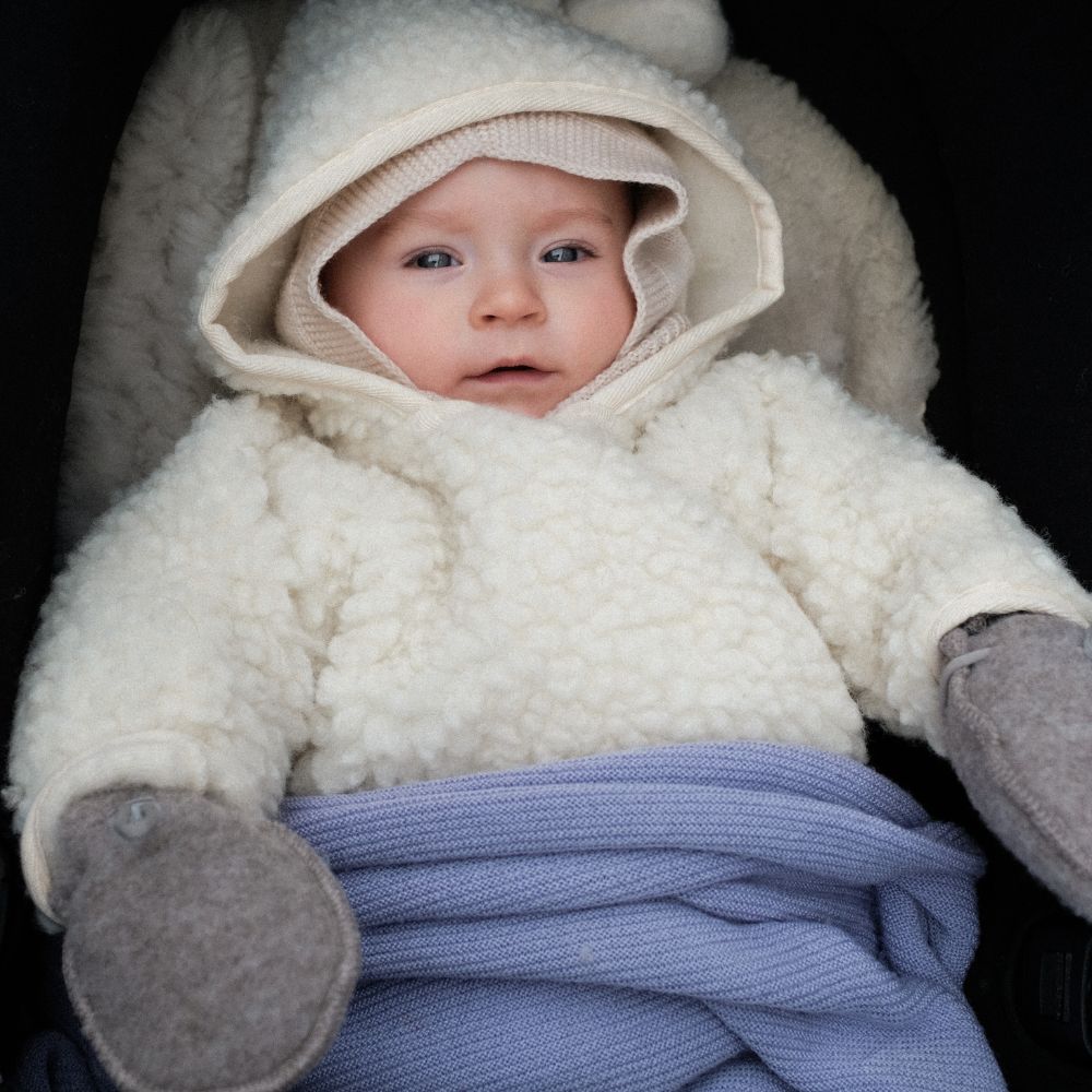 Joha Mittens - 100% Wool fleece Accessoires Cream / 60