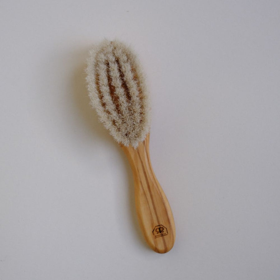 Baby brush - Olive wood & goat hair