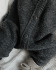 Baby suit - 100% Wool Fleece - Dark Grey