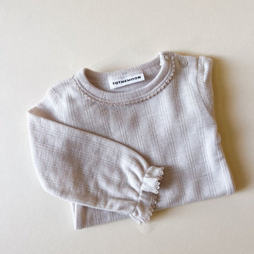 Tothemoon ☾ Tothemoon ☾ - Body - Long sleeve - Piquette Endings - 100% Wool - Moonbeam Clothing 50