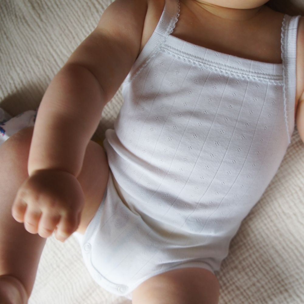 Tothemoon ☾ - Strap body - Organic cotton - Pointelle