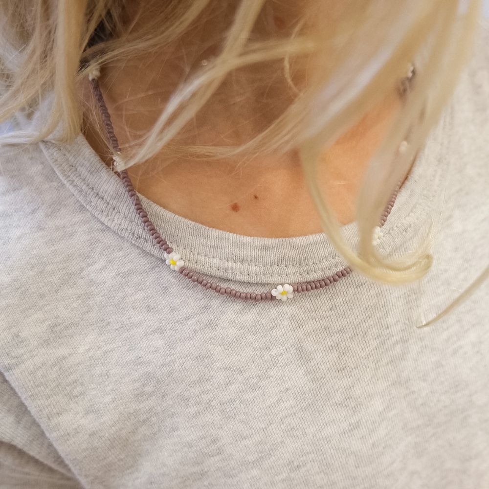 Necklace - Handmade in Kenia - Daisy daisy