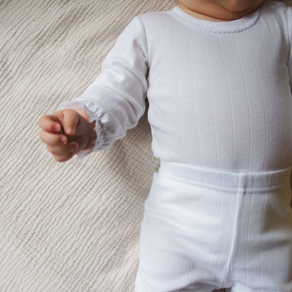 Tothemoon ☾ - Body - Long sleeve - Piquette Endings - Organic cotton - Pointelle