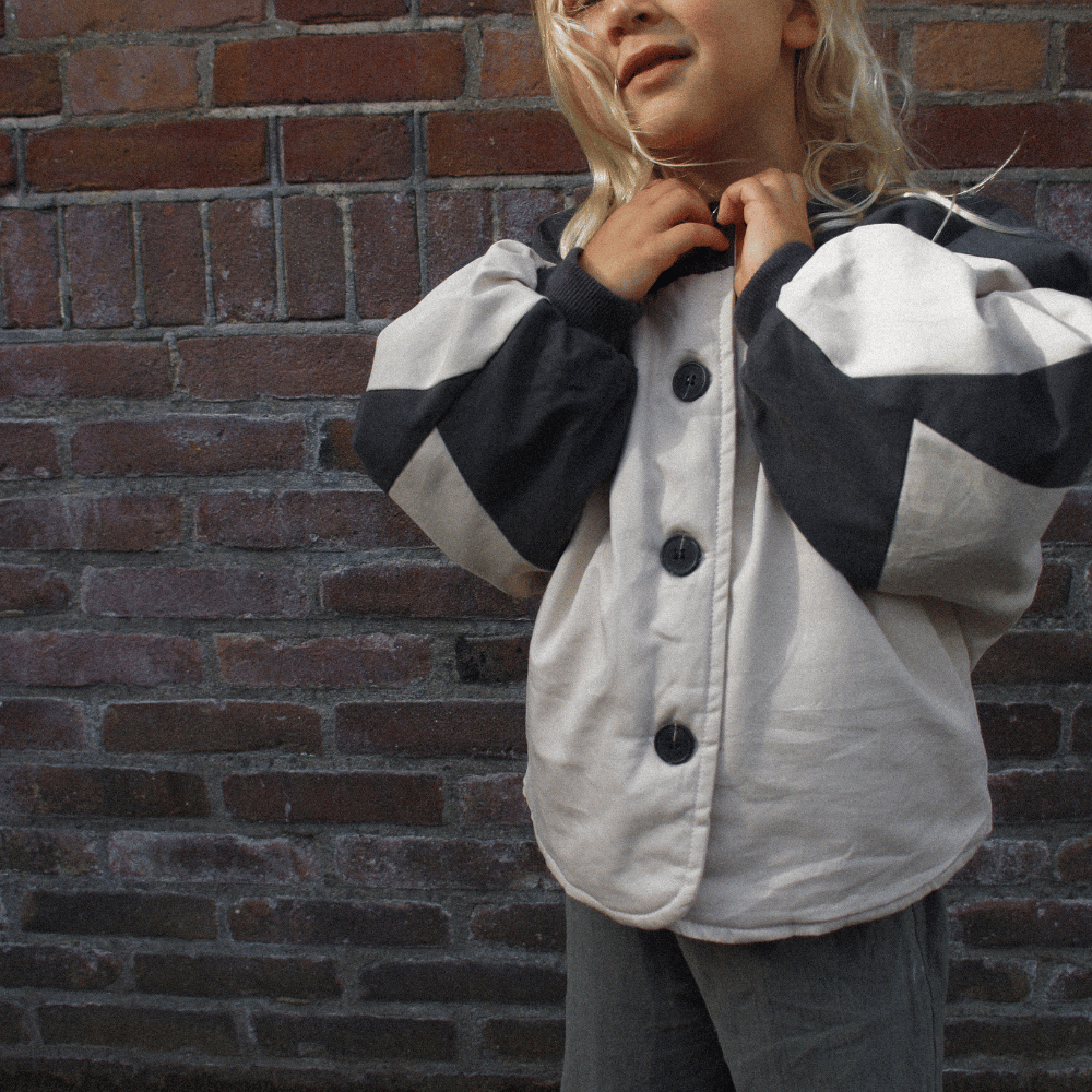 Tothemoon ☾ Tothemoon ☾ - Bambam Padded Bomber jacket - Cotton & Recycled Polyester 2y