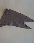 Tothemoon ☾ - Triangle Scarf - 100% Wool - Rib - Taupe