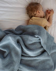 Hvid - Gaston Blanket - 100% Merino lambswool - Very thick knit