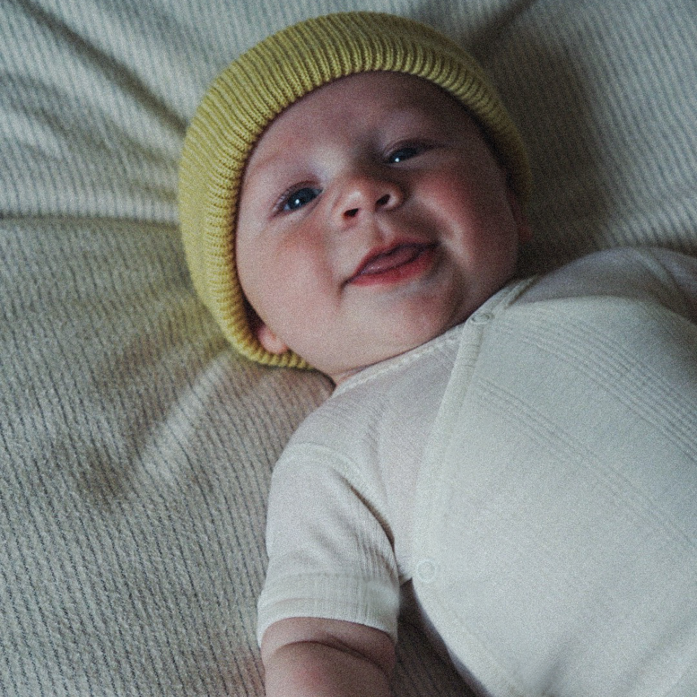 Tothemoon ☾ Tothemoon ☾ - Cross-over body - Short sleeve - Wool & silk - Needle pattern - Natural Clothing 50