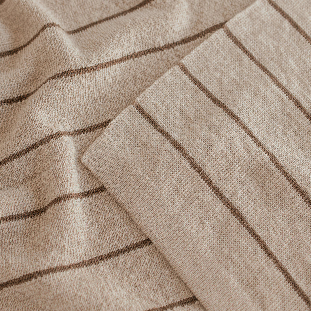 Hvid Harry blanket - 100% Merino wool - Medium thick knit