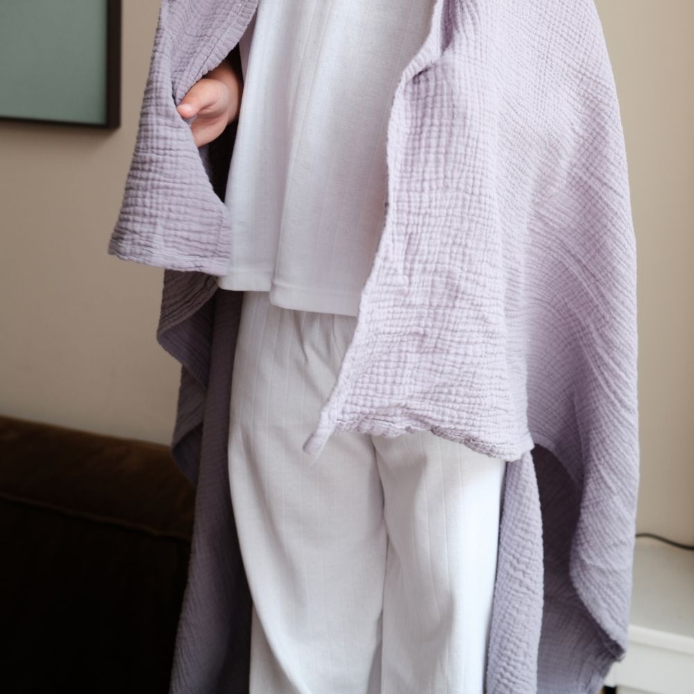 Tothemoon ☾ - Wide pants - Organic cotton - Pointelle