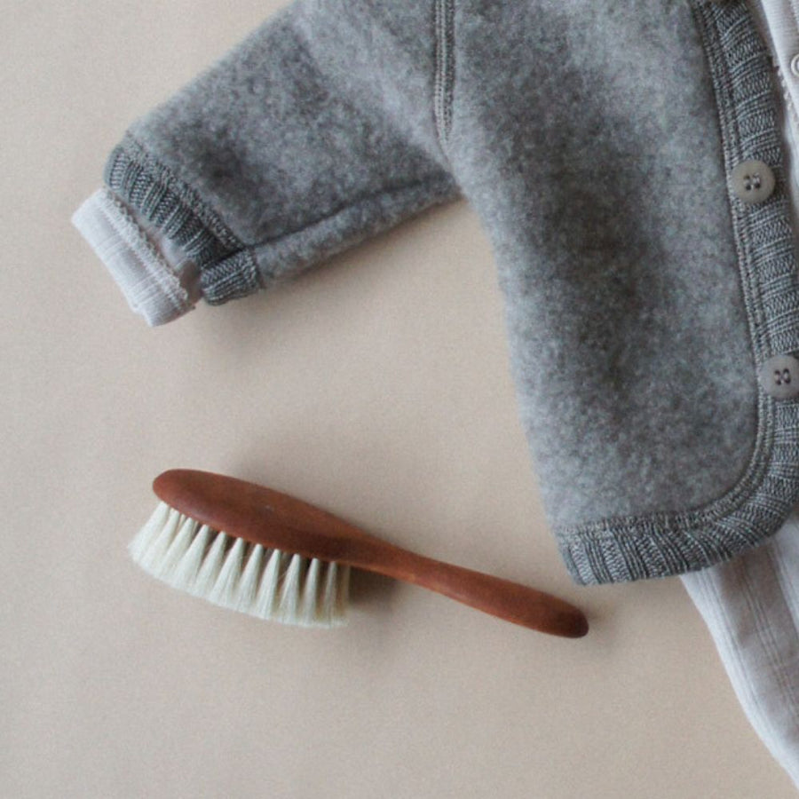 Baby brush - Oiled pear wood & goat hair