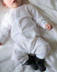 Tothemoon ☾ - Sleep suit - 2 in 1 Foot - Organic cotton - Pointelle