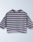 Ziggy Zaza - Row Row Sweater - Lilac Stripe