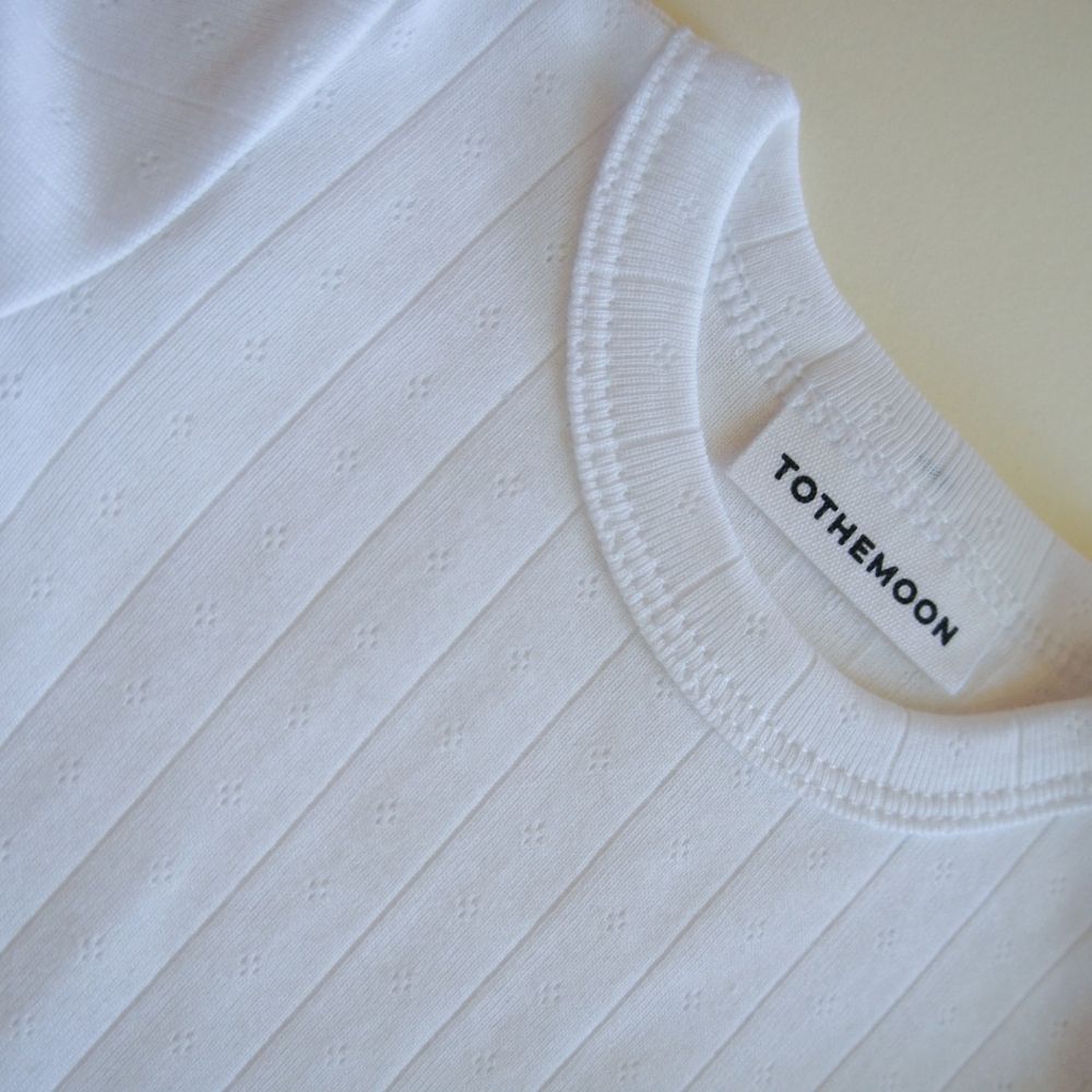 Tothemoon ☾ - Body - Long sleeve - Organic cotton - Pointelle