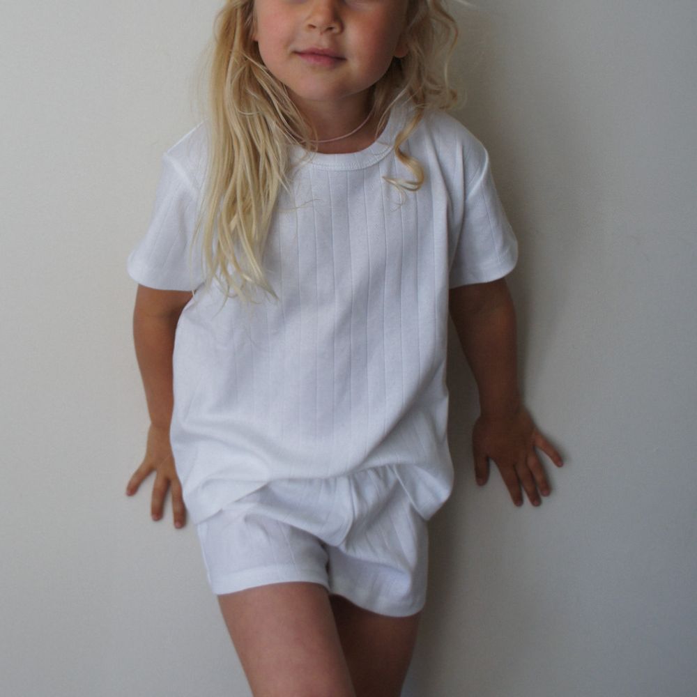 Tothemoon ☾ - Shorts - Organic cotton - Pointelle