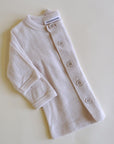 Tothemoon ☾ - Baby Cardigan - 100% Wool - Moonbeam