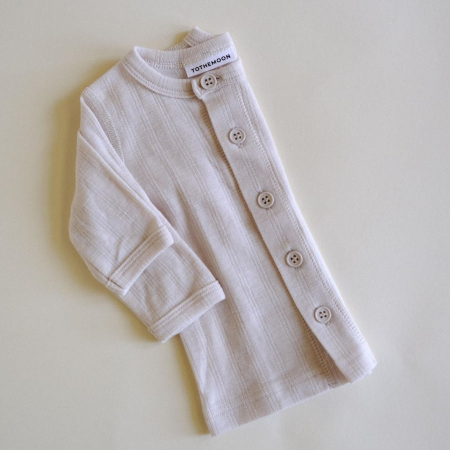 Tothemoon ☾ - Baby Cardigan - 100% Wool - Moonbeam