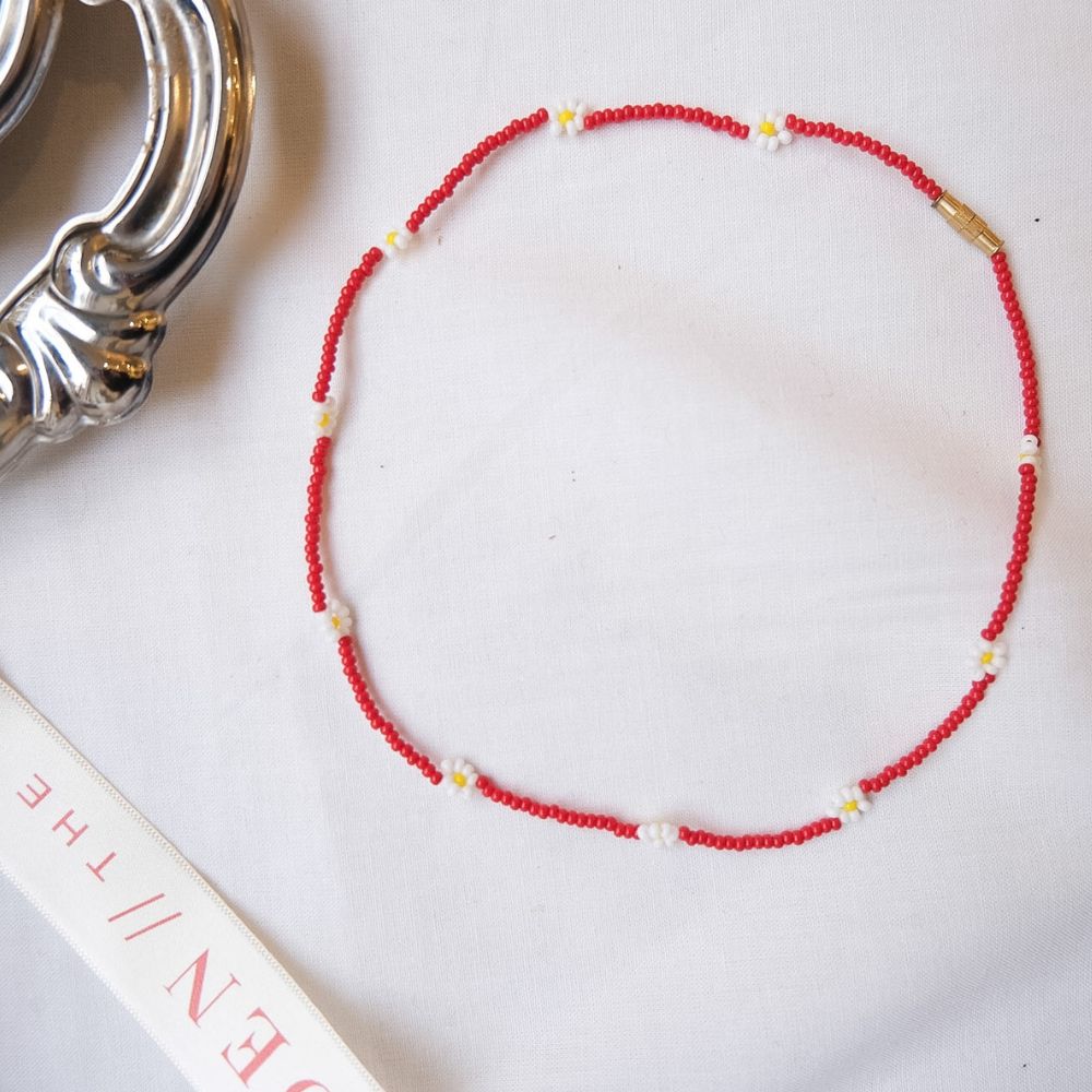 Necklace - Handmade in Kenia - Daisy daisy