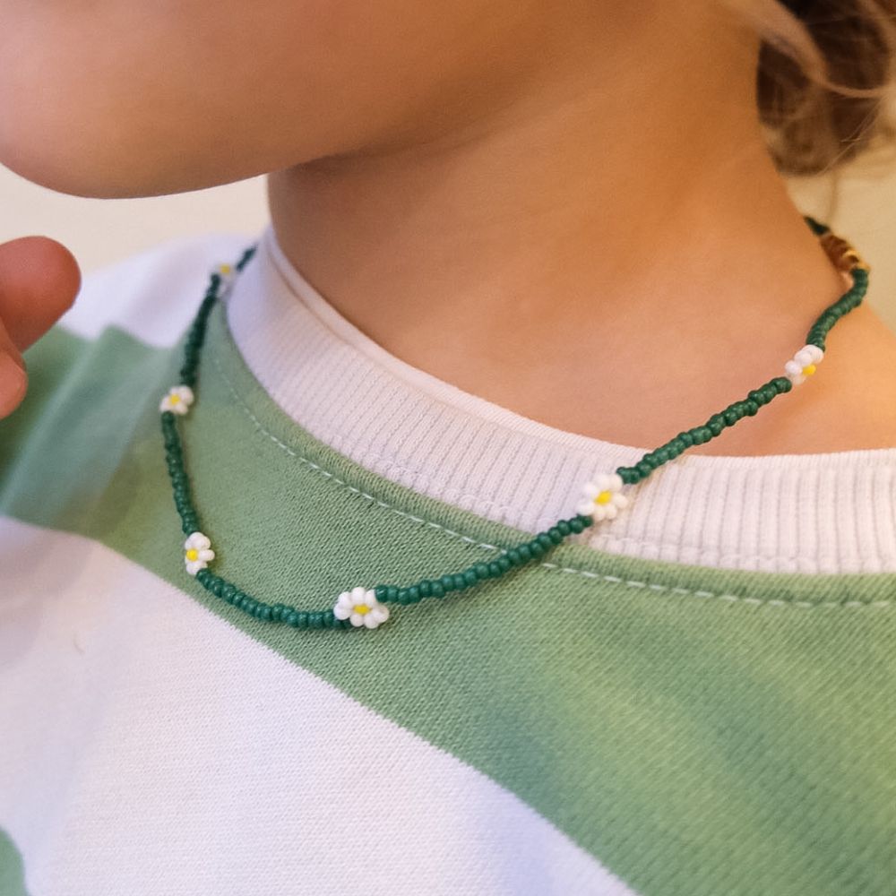 Necklace - Handmade in Kenia - Daisy daisy