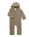 Overall - Met ris - 100% Scheerwol - Oversized pasvorm - Walnut