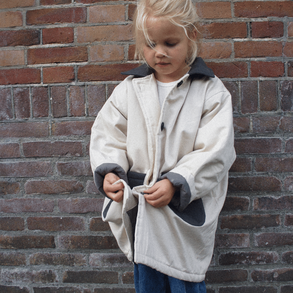 Tothemoon ☾ Tothemoon ☾ - Mosey Padded Long coat - Cotton & Recycled Polyester 2y