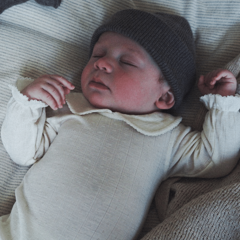 Tothemoon ☾ Tothemoon ☾ - Collar body - Long sleeve - Curled ends - Wool & Silk - Pointelle Clothing 50