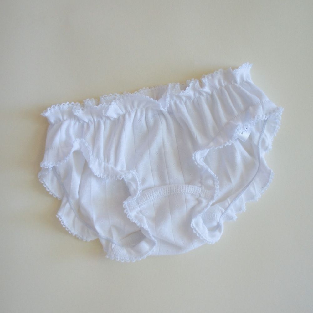 Tothemoon ☾ - Undies with piquette - Organic cotton - Pointelle - 1 pack