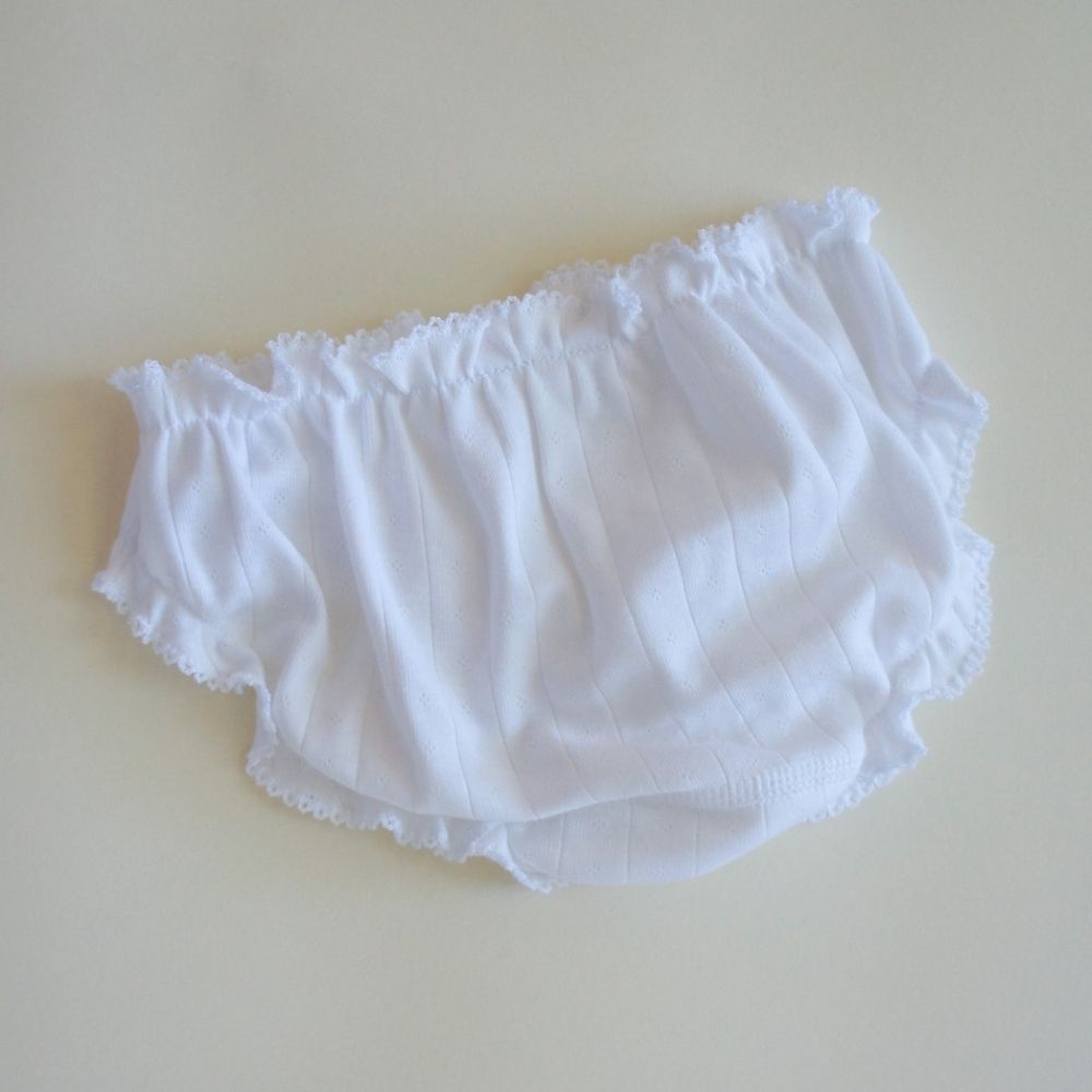 Tothemoon ☾ - Undies with piquette - Organic cotton - Pointelle - 1 pack
