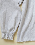 Tothemoon ☾ - Shirt - Long sleeve - Piquette cuffs - Organic cotton - Light grey