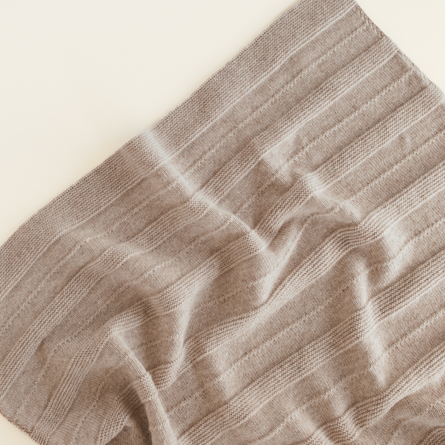 Hvid - Holly Blanket - 100% Merino wool - Thick knit