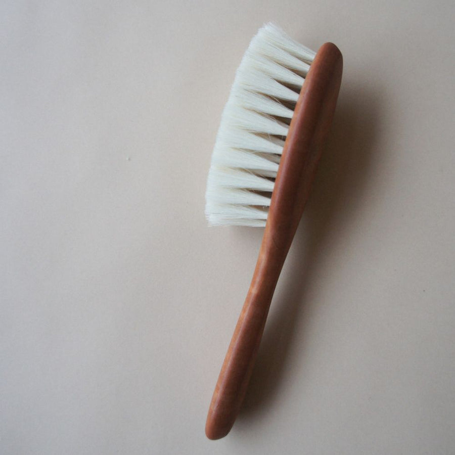 Baby brush - Oiled pear wood & goat hair