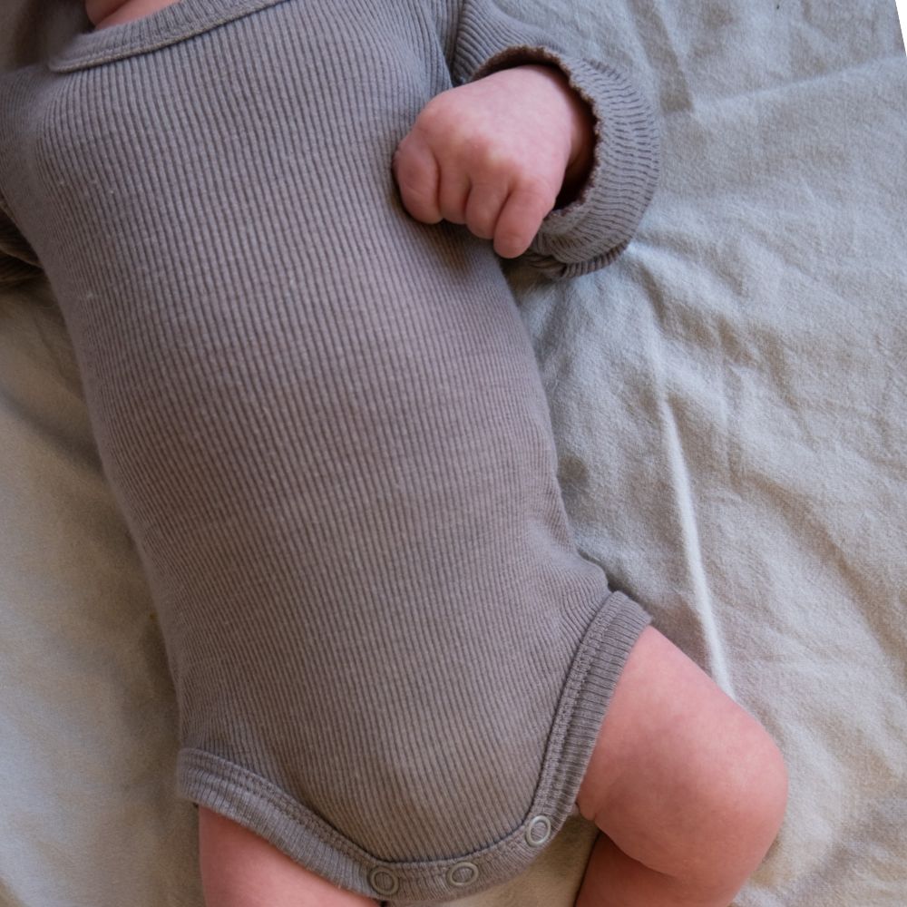 Tothemoon ☾ - Body - Long sleeve - 100% Wool - Rib - Taupe