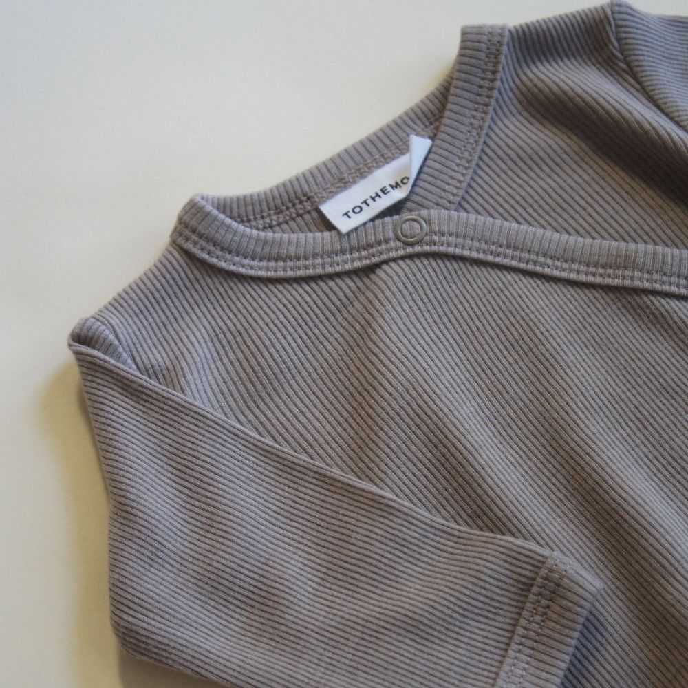 Tothemoon ☾ - Wrap-around - Sleeping bag - With zipper - 100% Wool - Rib - Taupe