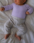 Romper - Lange mouw - Wol & Zijde - Soft Lavender