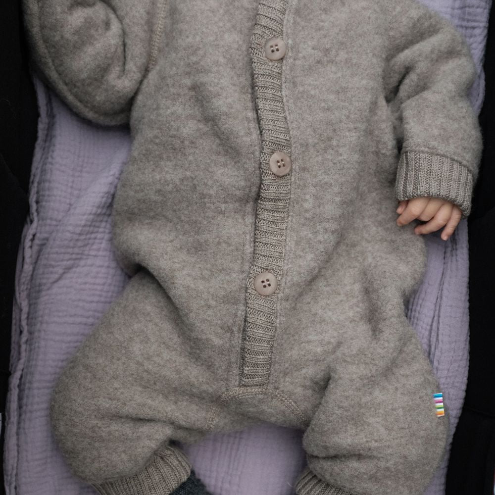 Joha Baby suit - 100% Wool Fleece - Sesame Clothing 50