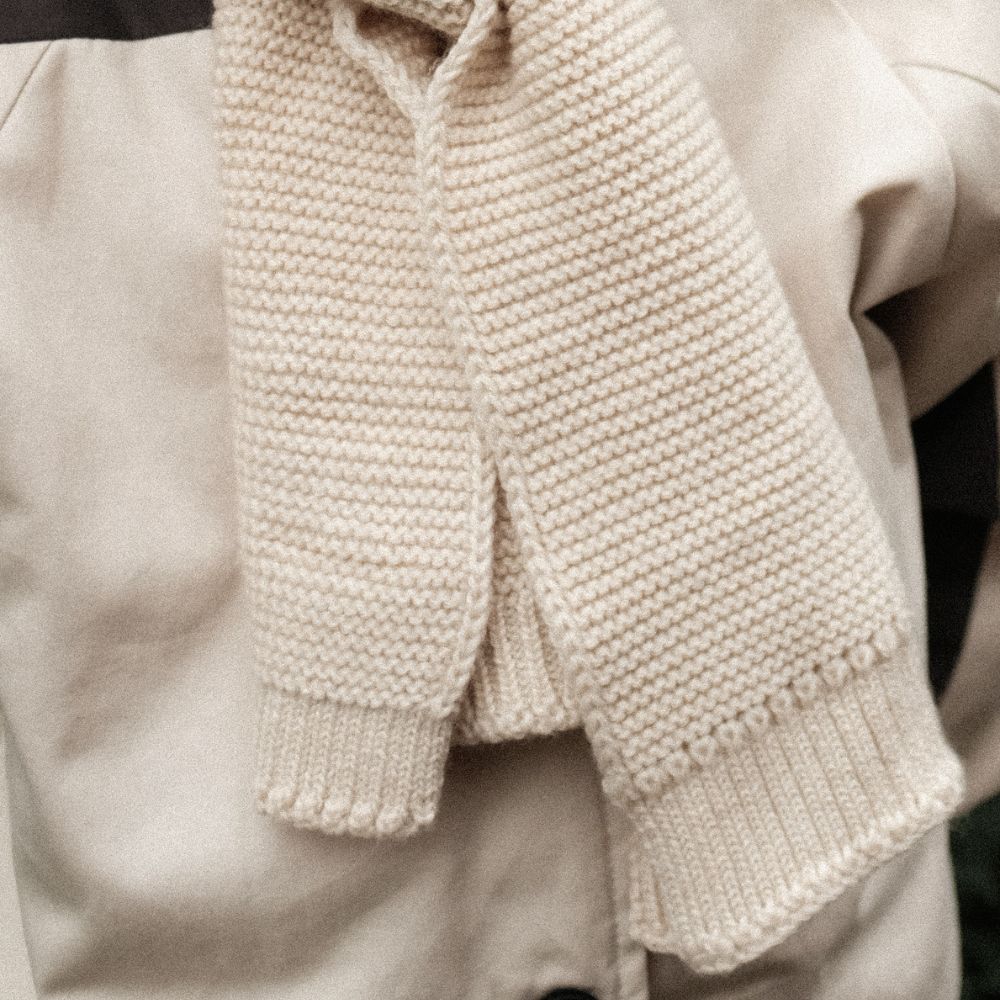 Hvid - Ivo Sjaal - 100% Merino wol