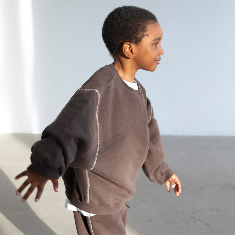 Chunky Trui - Coffee