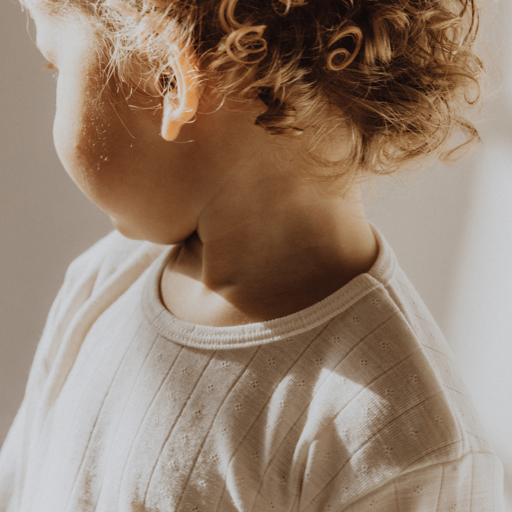 Tothemoon ☾ Tothemoon ☾ - Shirt - Long sleeve - Curled ends - Wool & silk - Pointelle - Previous design Clothing 86/92