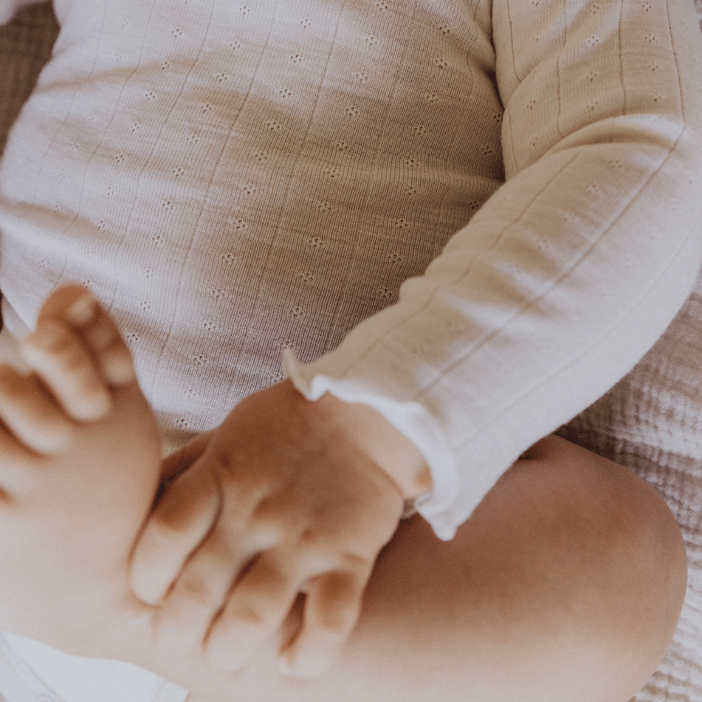 Tothemoon ☾ Tothemoon ☾ - Body - Long sleeve - Curled ends - Wool & silk - Pointelle Clothing 50