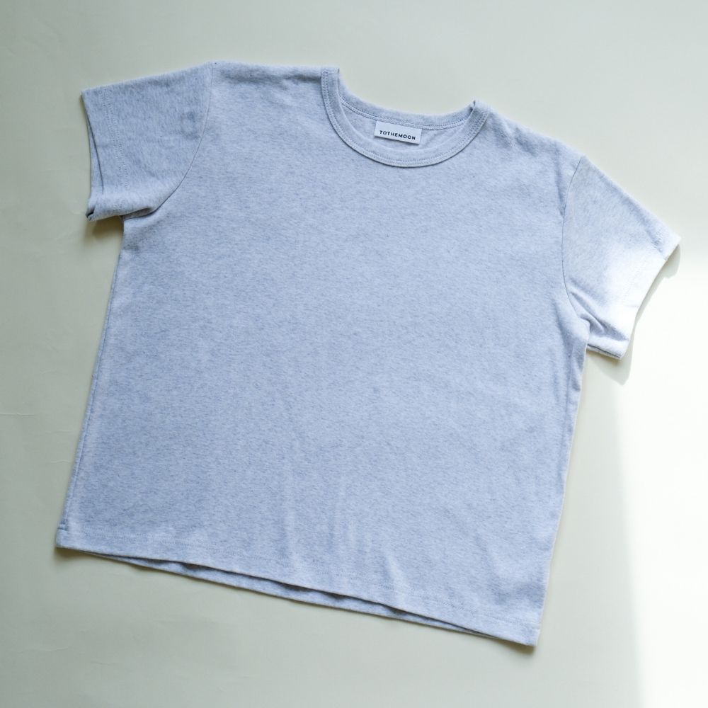 Tothemoon ☾ - Shirt - Short sleeve - Organic cotton - Light grey