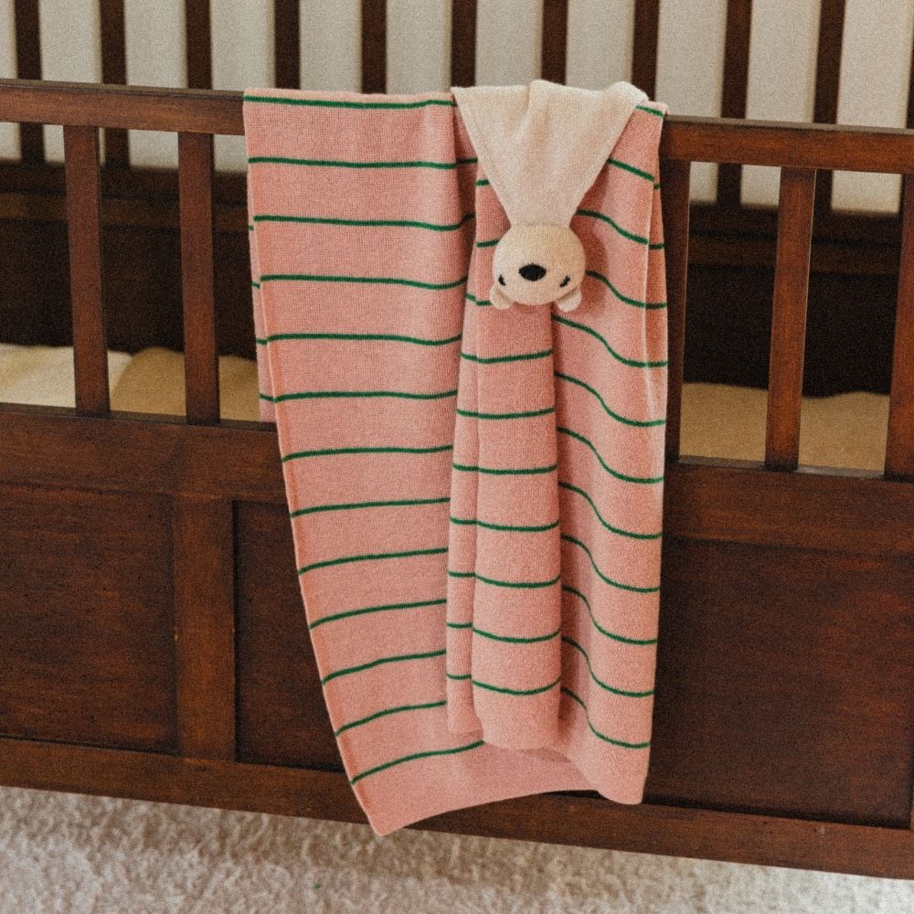 Hvid - Harry blanket - 100% Merino wool - Medium thick knit