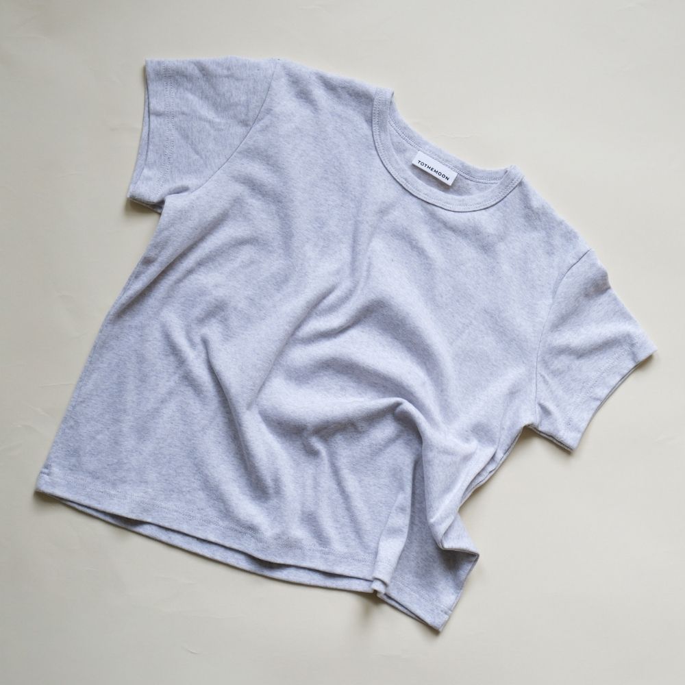 Tothemoon ☾ - Shirt - Short sleeve - Organic cotton - Light grey