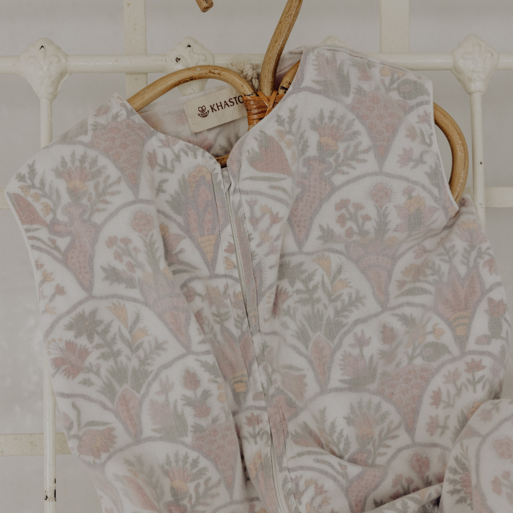 Khasto Baby Sleeping Bag - Organic Cotton sleeping bag 80cm / Small palm