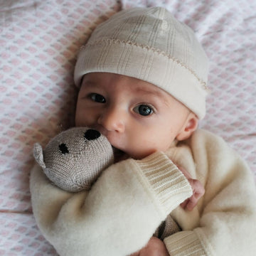 Tothemoon ☾ Tothemoon ☾ - Newborn Beanie - 100% Wool - Moonbeam Clothing 34cm