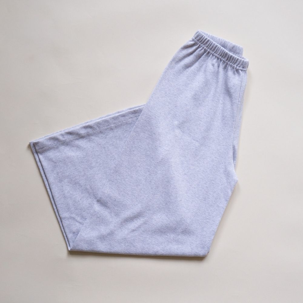 Tothemoon ☾ - Wide pants - Organic cotton - Light grey
