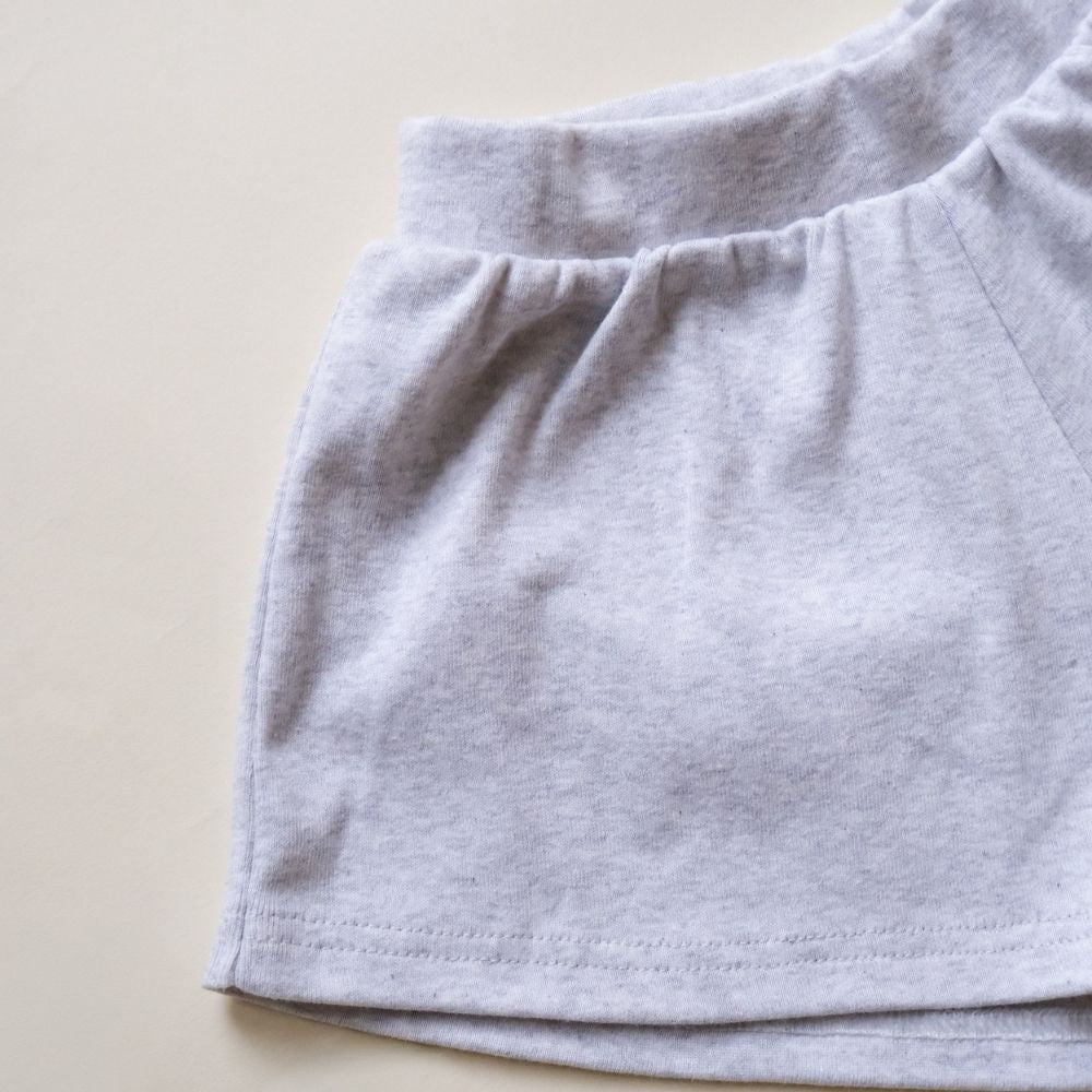 Tothemoon ☾ - Shorts - Organic cotton - Light grey