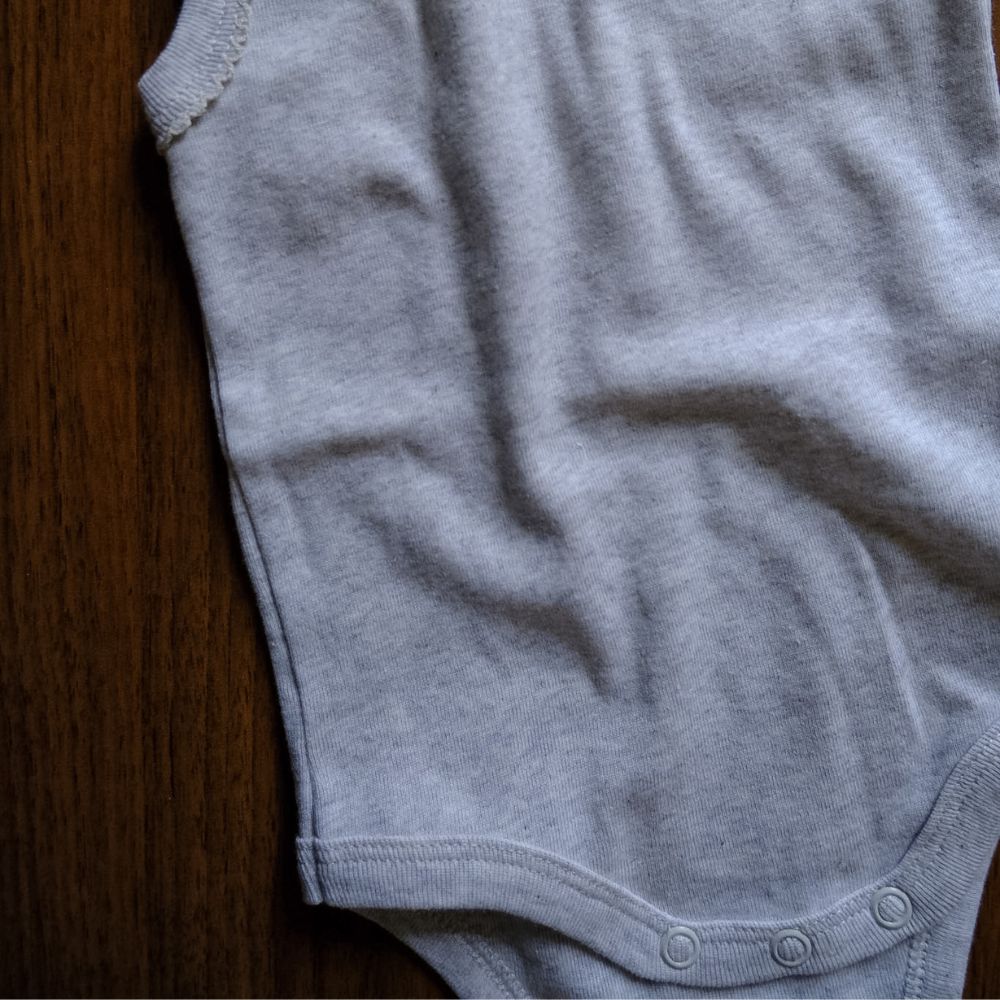 Tothemoon ☾ - Tank Body - Organic cotton - Light grey