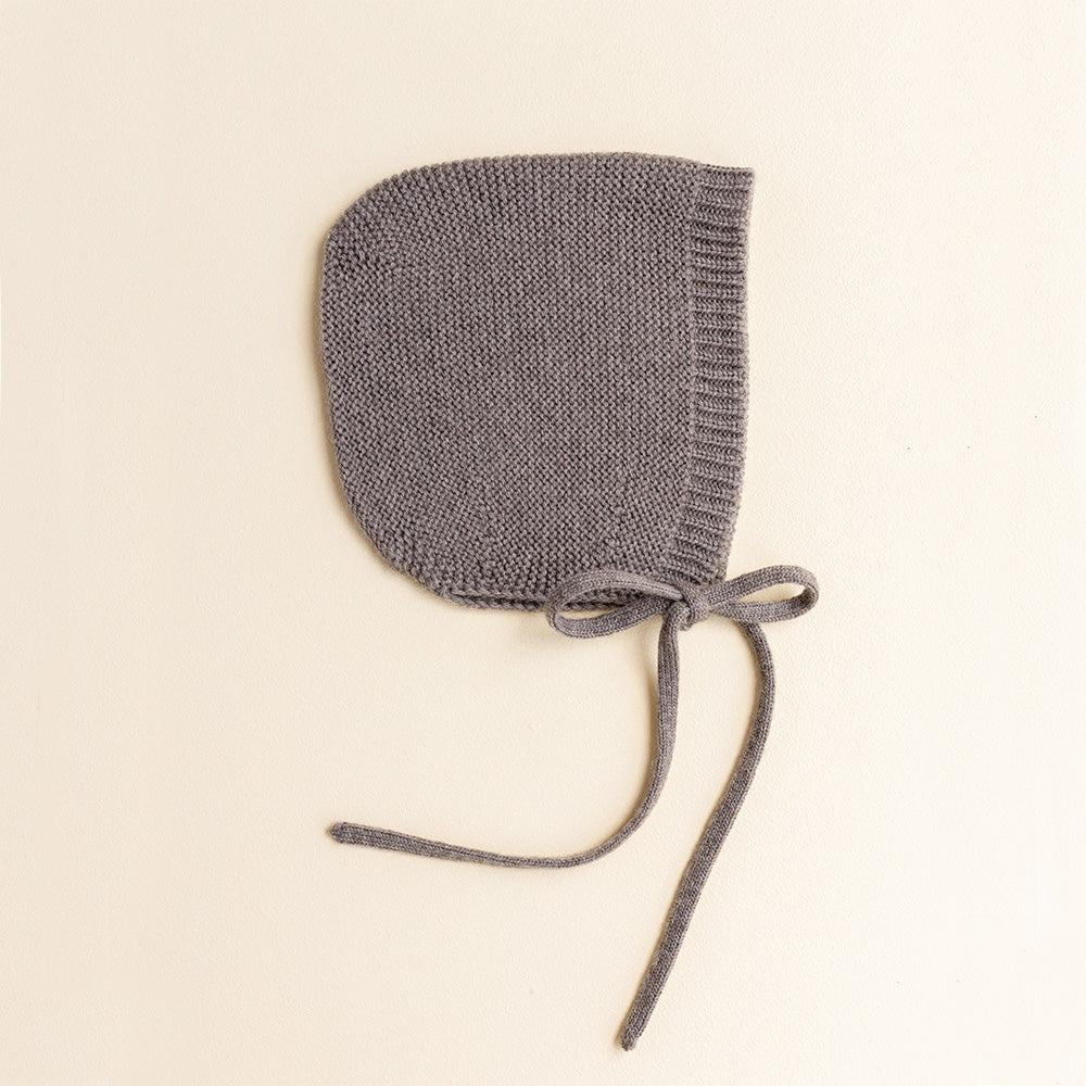 Hvid Toddler Strikmutsje - 100% Merino wol