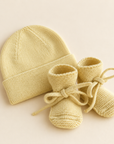 Bundel - Newborn - 100% Merino wol - Light yellow