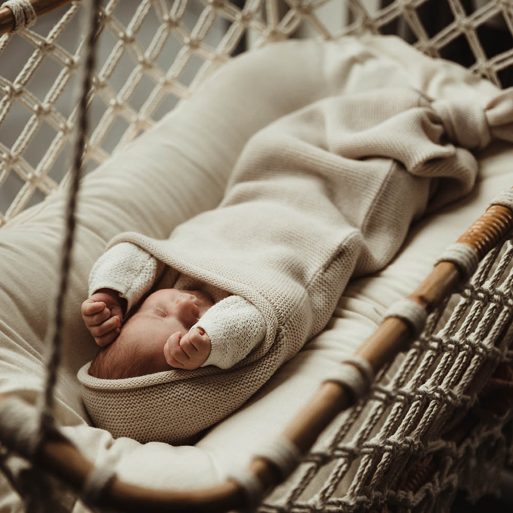 Hvid Hvid x Zoen voor Gust - Cocoon - 100% Merino wool - Sesame Gowns Default Title