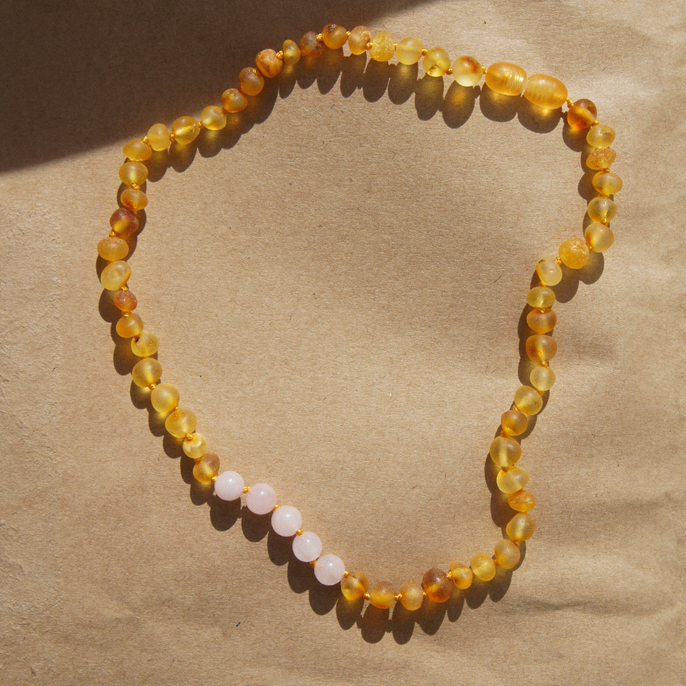 Amber necklace - Kids - 38 cm